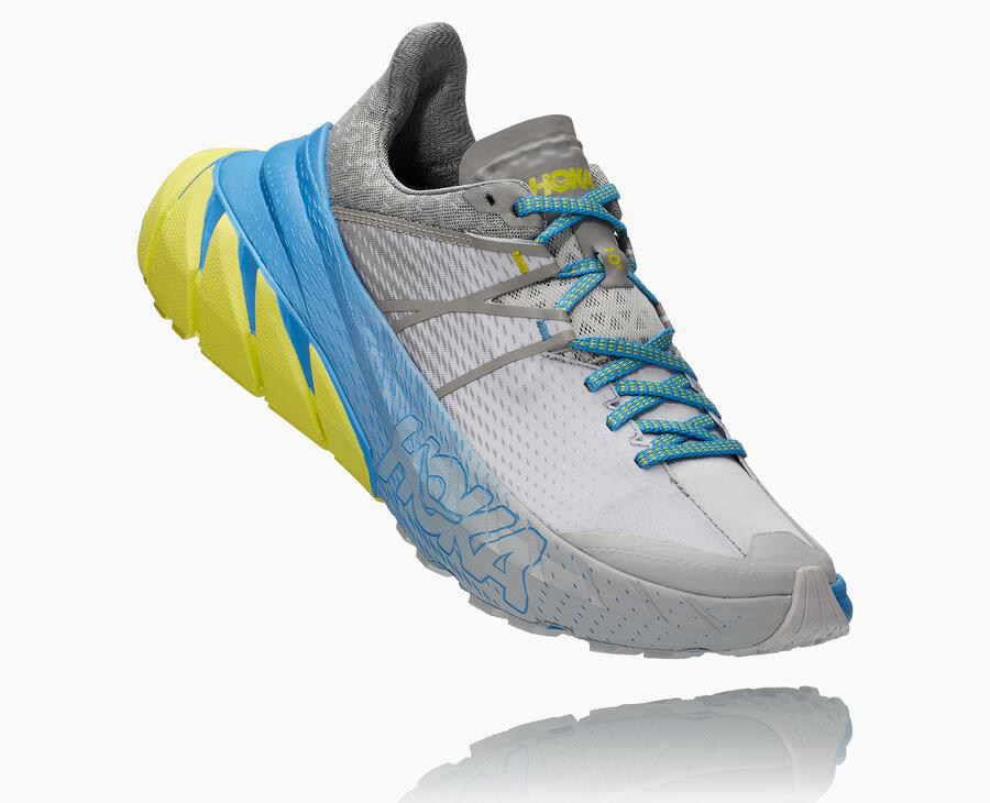 Zapatillas Trail Hoka One One Mujer - Tennine - Gris - FGU692347